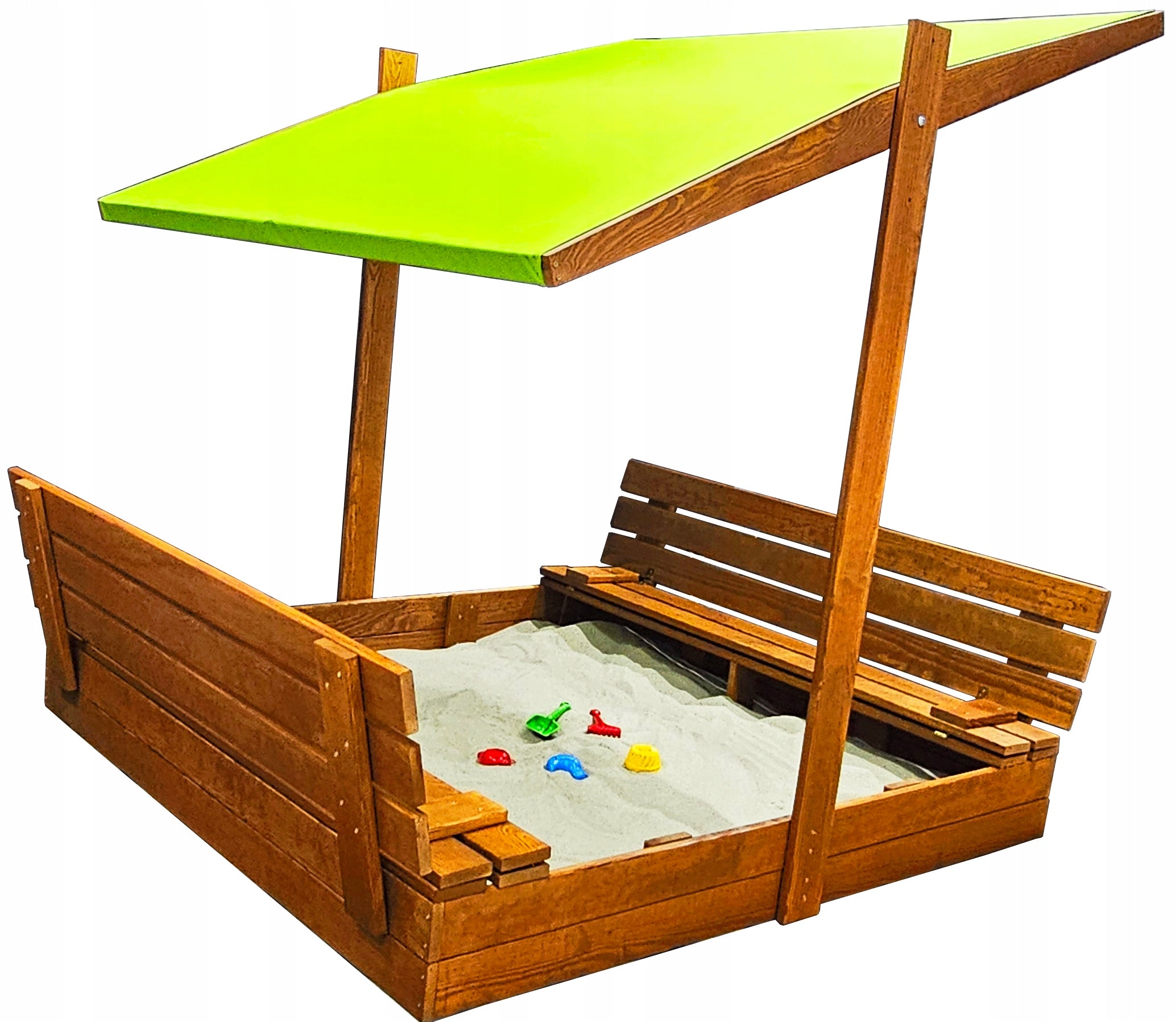 SANDBOX 150X150 WOODEN CLOSED WITH A VISOR 2X IMPREGNATED MANUFACTURER Brand Versano