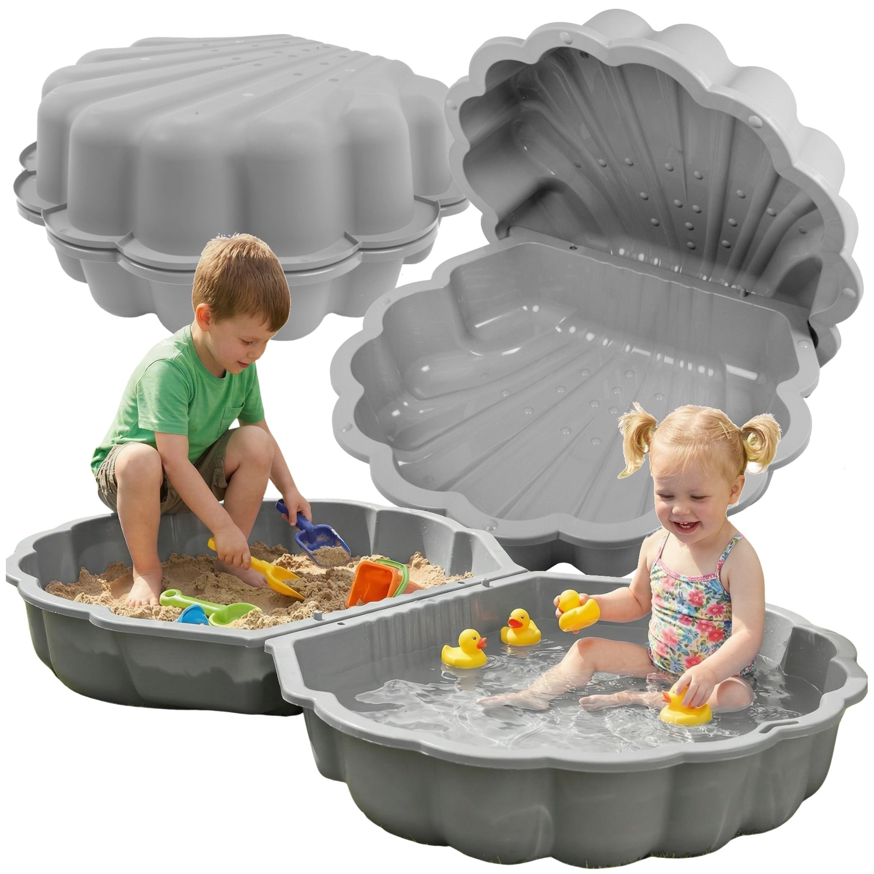 SANDBOX 2 ELEMENTS large plastic shell XL closed 2 el. + Balls Packaging status original