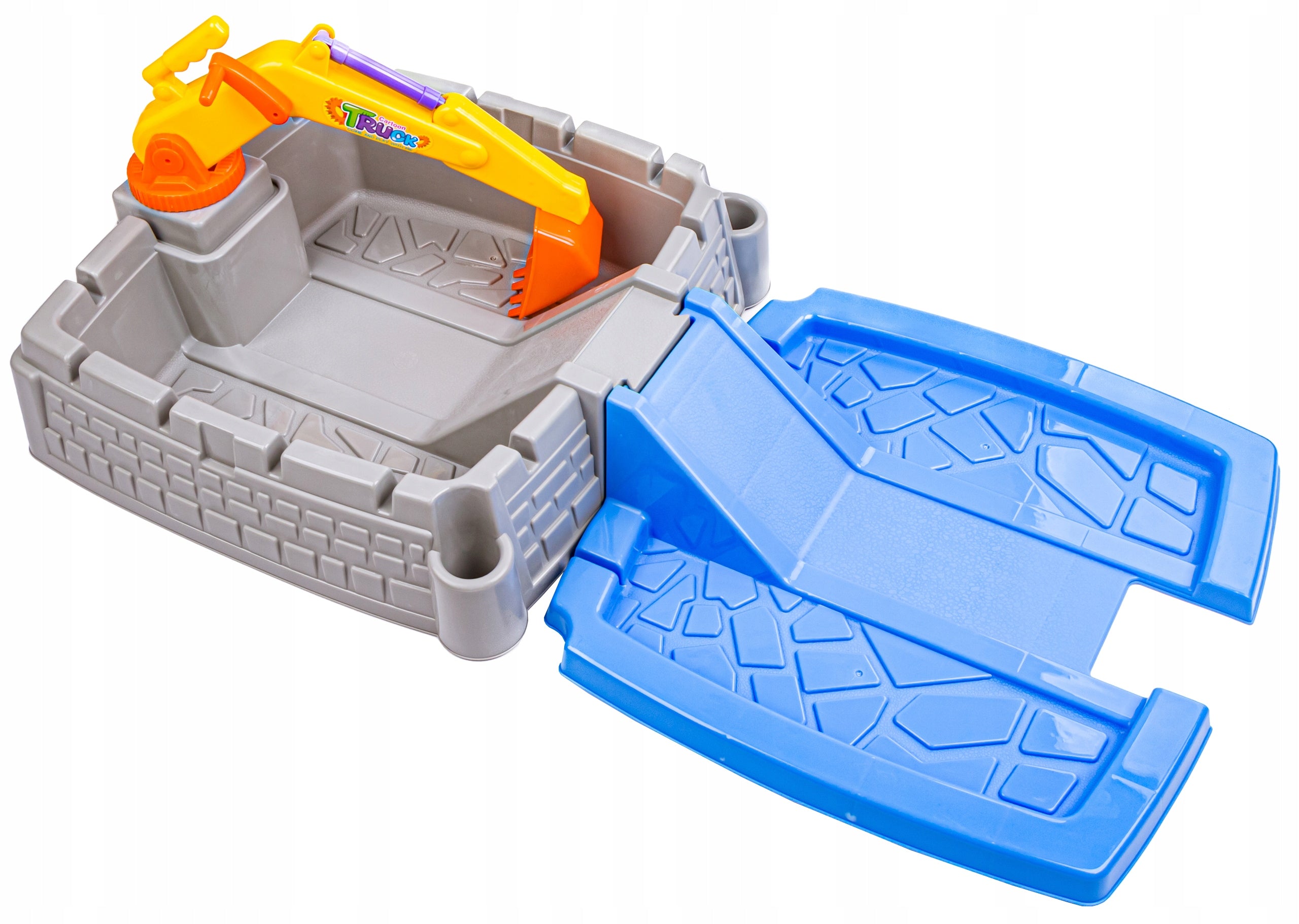 SANDBOX CASTLE CONSTRUCTION SITE SLIDE EXCAVATOR