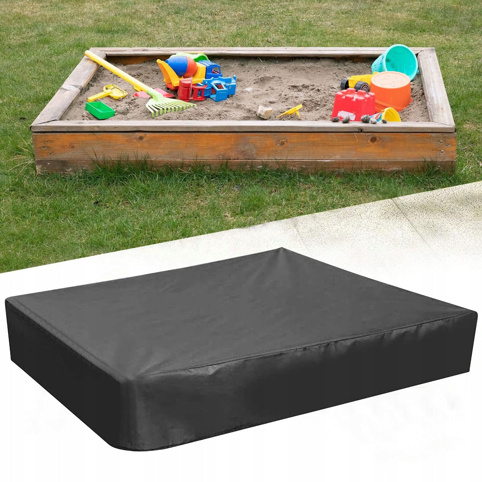 SANDBOX COVER TARPAULIN COVER 120X120x20 links YS7