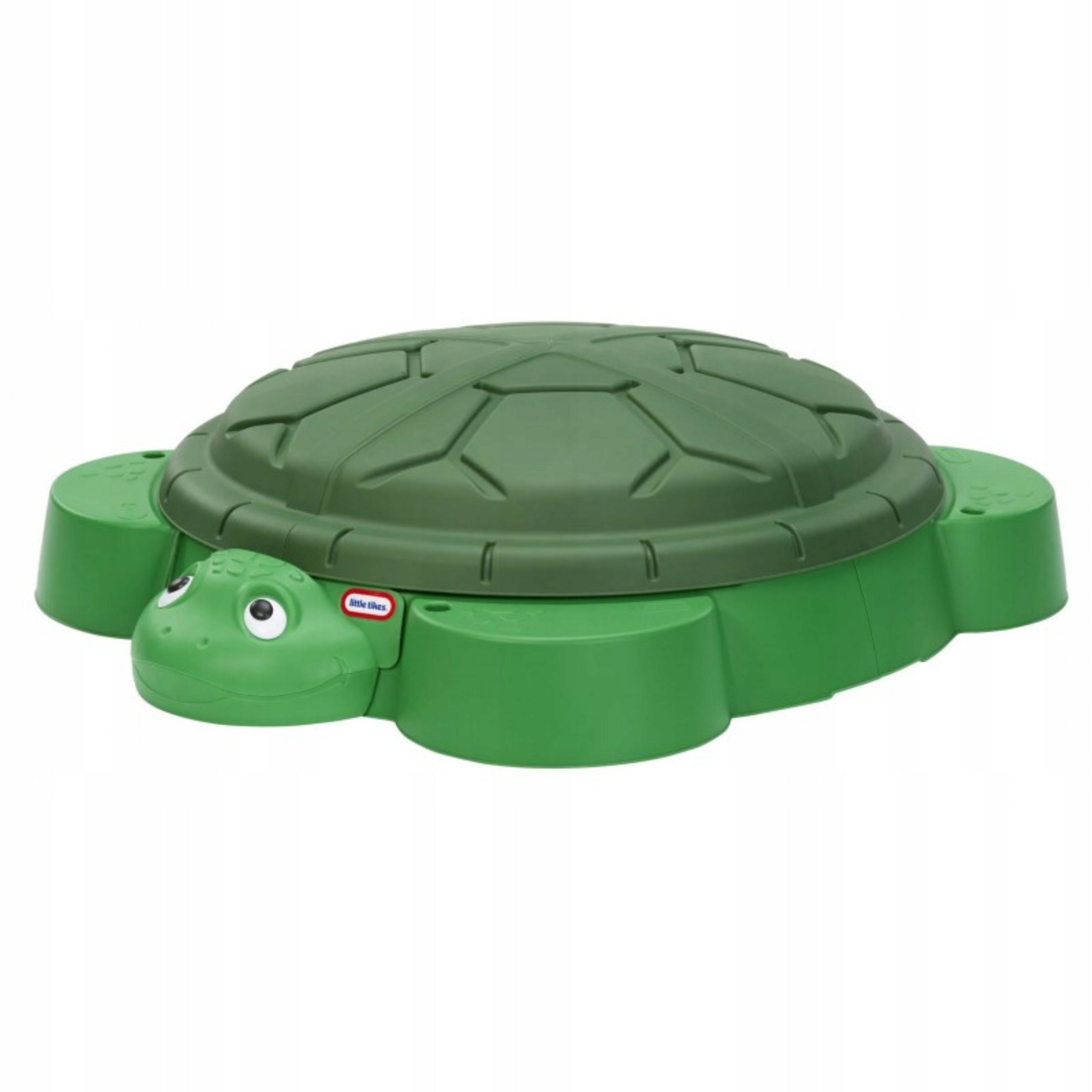 SANDBOX GARDEN POOL 2in1 FOR CHILDREN CLOSED WITH COVER TURTLE LARGE Kind plastic
