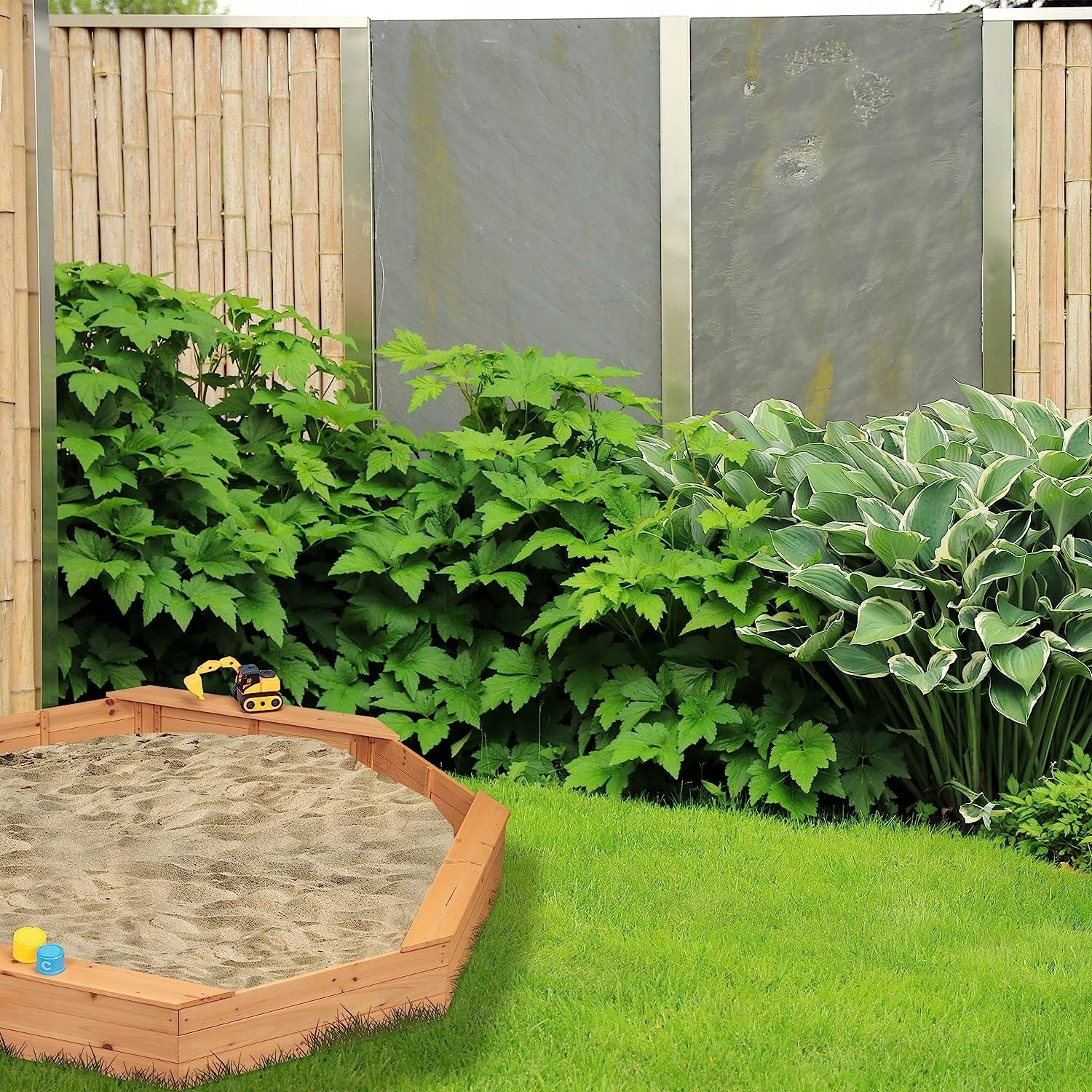 SANDBOX OCTAGONAL WOODEN BENCHES 160CM Manufacturer code 10038633