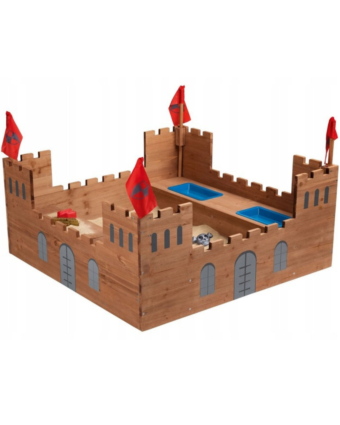 SANDBOX PLAYTIVE WOODEN KNIGHT'S CASTLE CAPACITY 150 KG WITH SEATS Brand Playtive