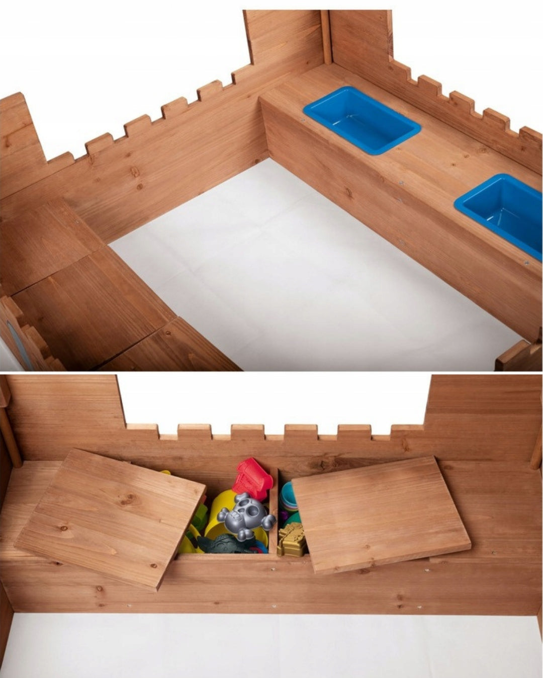 SANDBOX PLAYTIVE WOODEN KNIGHT'S CASTLE CAPACITY 150 KG WITH SEATS EAN (GTIN) 5902906731888
