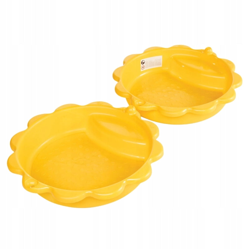 SANDBOX WITH GARDEN LID CLOSED LARGE SET 2in1 POOL SUNFLOWER Brand Paradiso Toys