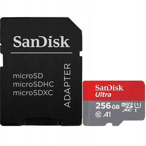 SANDISK 256GB Micro SDXC UHS-I Ultra 100MB/s A1 SD Card