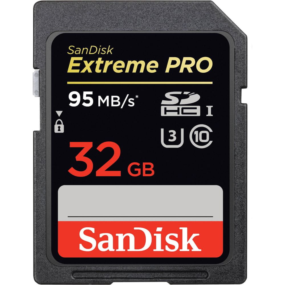 SANDISK 32GB SD SDHC EXTREME PRO CL10 UHS-3 95MB/s Manufacturer code SDSDXXG-032G-GN4IN