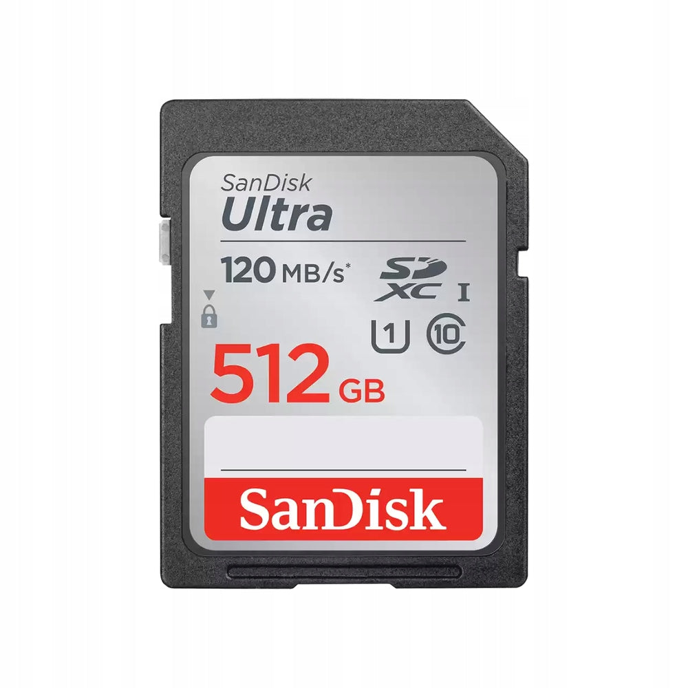 SANDISK Ultra SDSDUN4-512G-GN6IN SD SDXC Memory Card 512GB 120MB/s Manufacturer code SDSDUN4-512G-GN6IN