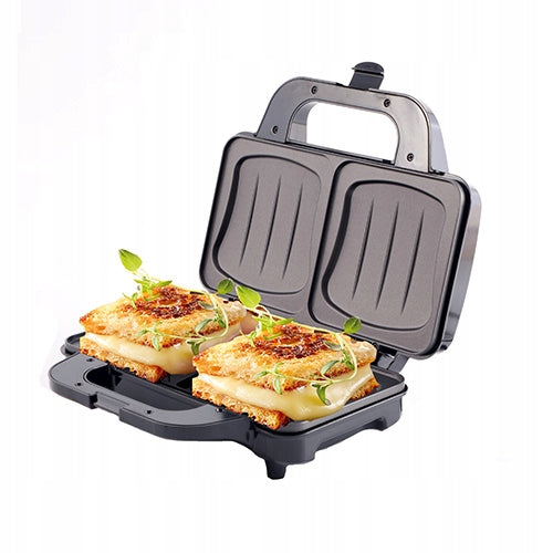 SANDWICH TOASTER ELECTRIC SANDWICH XXL COATING NON-STICK 1300W Dominant color silver/gray