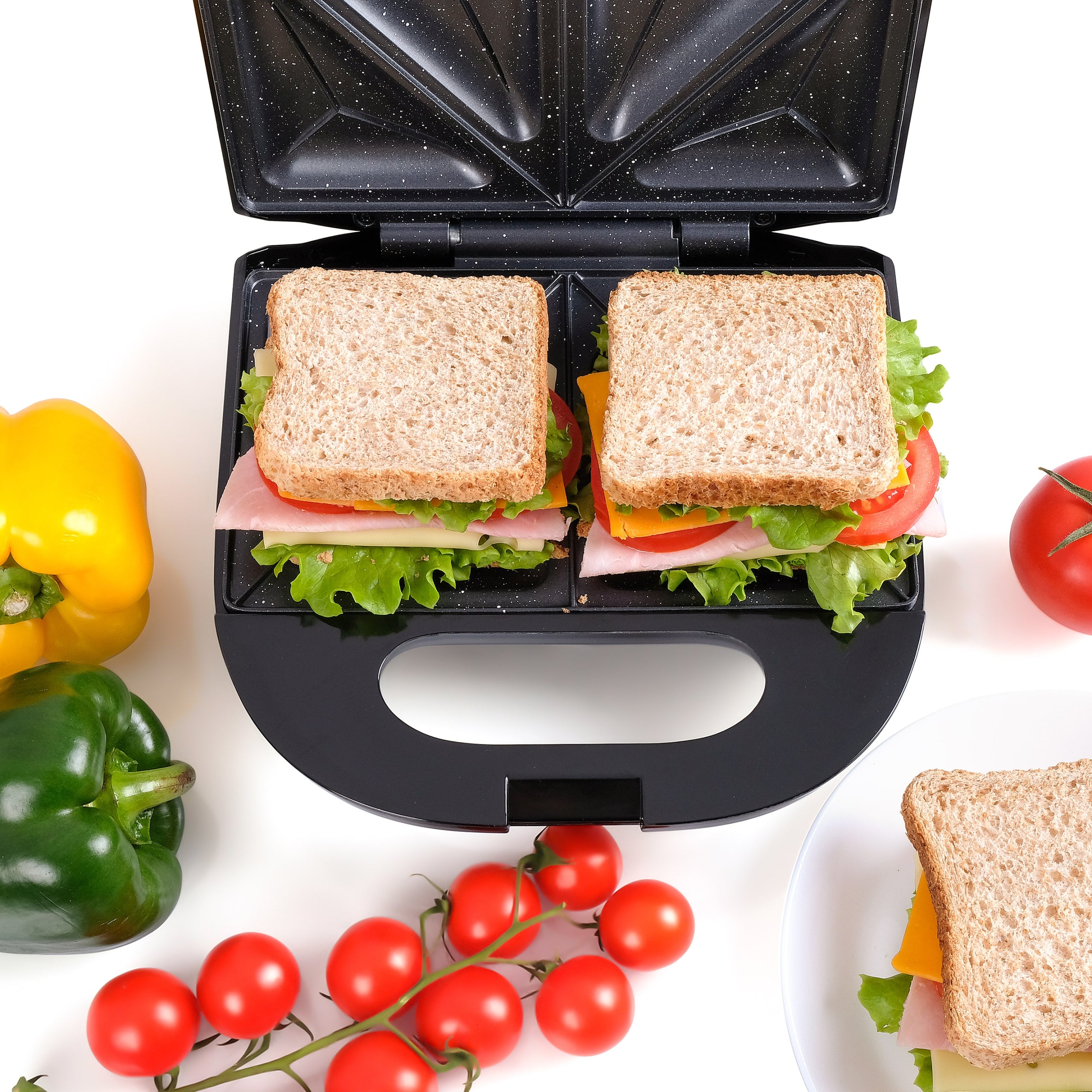 SANDWICH TOASTER SANDWICH ELDOM CERAMIC WITH GRANITE COATING 750W Model ST11G