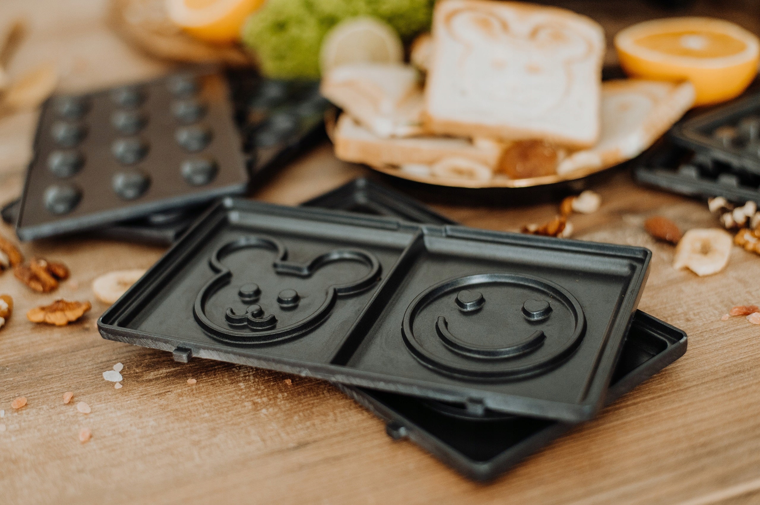 SANDWICH TOASTER WAFFLE IRON GRILL ELECTRIC TOASTER STRONG PANINI 5IN1 Model Masterplate GRILL ELEKTRYCZNY TOSTER PANINI 5W1