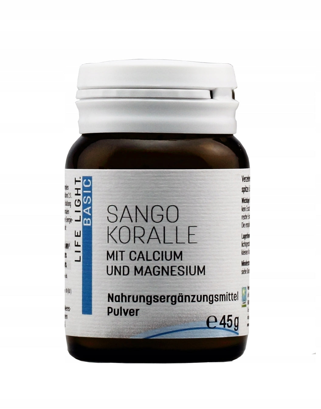 SANGO KORALLE LIFE LIGHT|JAPANESE CORAL|CALCIUM + MAGNESIUM 2:1|POWDER 45 g