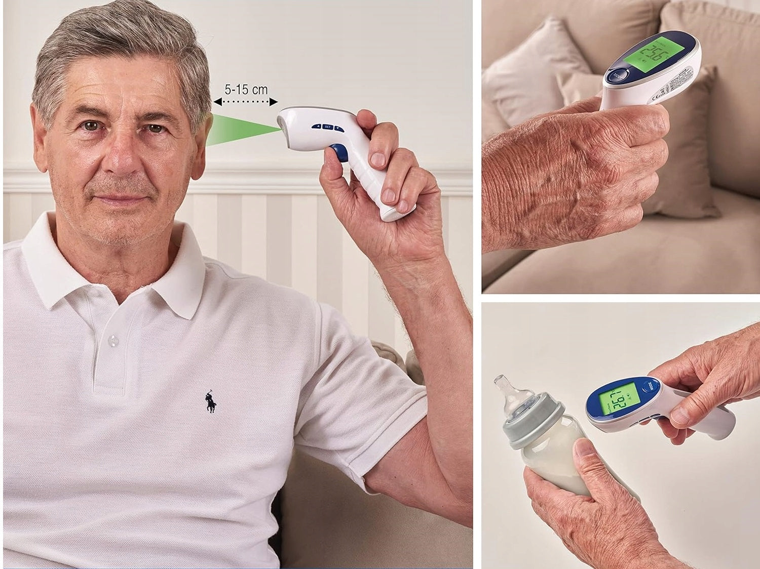 SANICO PL160 INFRARED NON-CONTACT ELECTRONIC THERMOMETER FOR FOREHEAD Medical device no