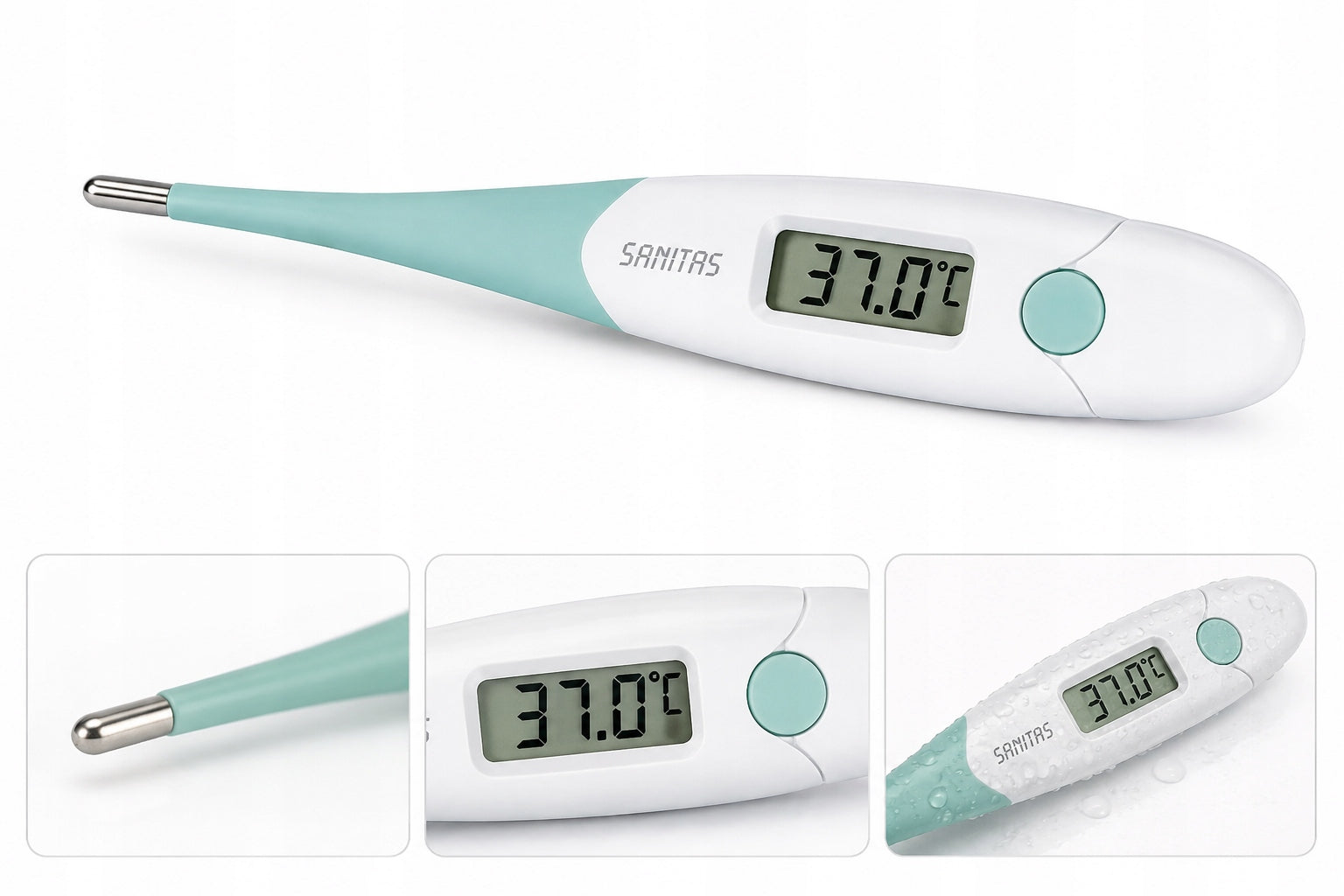 SANITAS SFT 09 Electronic Thermometer with Flexible Tip