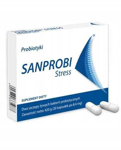 SANPROBI Stress Probiotic 20 capsules Manufacturer code 5907774335077