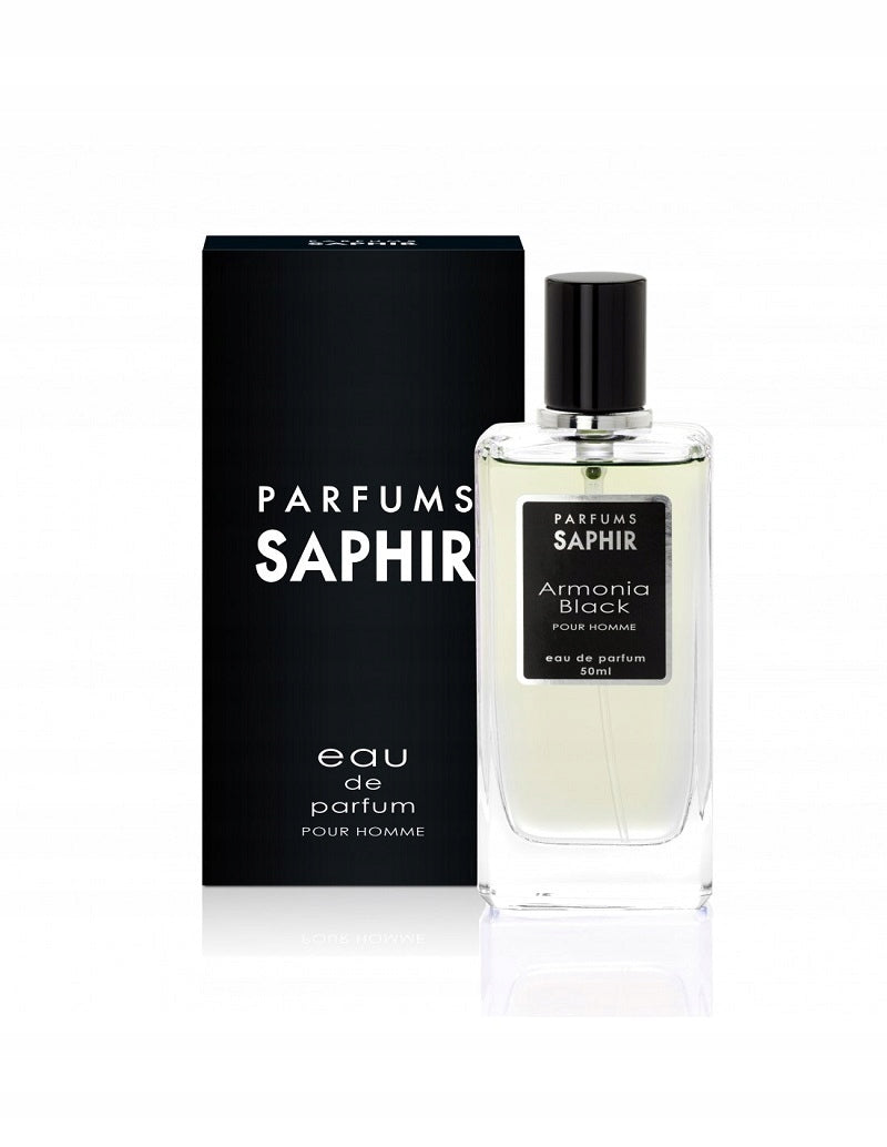 SAPHIR Armonia Black Pour Homme Eau de Parfum Perfume EDP 50ml