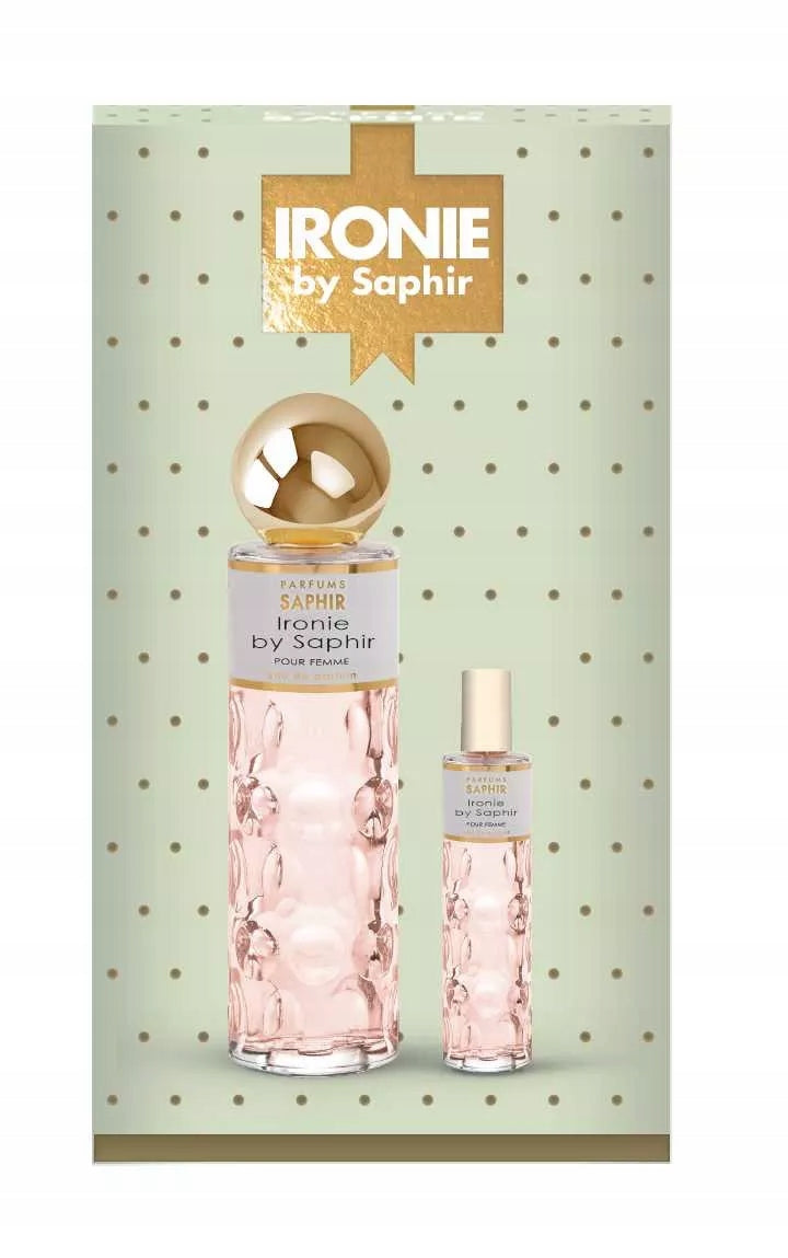 SAPHIR WOMEN Eau de toilette IRONIE set of 200 ml + 30 ml