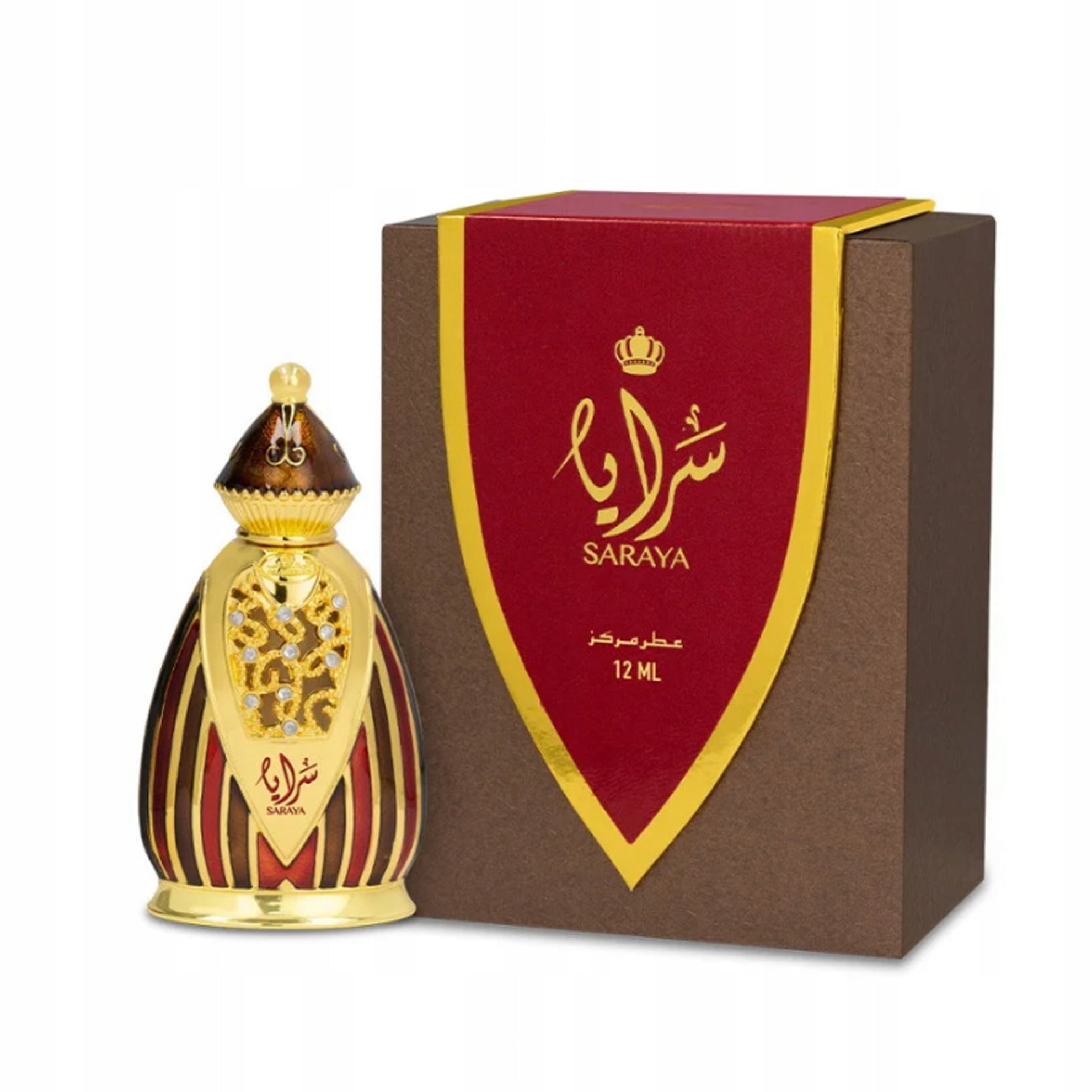 SARAYA EAU DE PARFUM AMBER FLOWER WARM 12ml Al REHEB ARABIC PERFUME Packaging status original