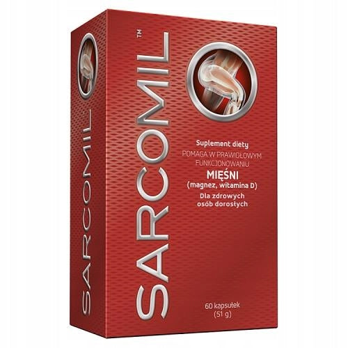SARCOMIL proper muscle function, magnesium, vitamin D - 60 capsules