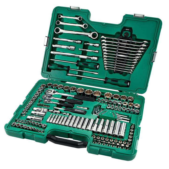 SATA 09510 Socket wrench set 150 pieces 1/4 3/8 1/2 Metric inch EAN (GTIN) 6920614916044