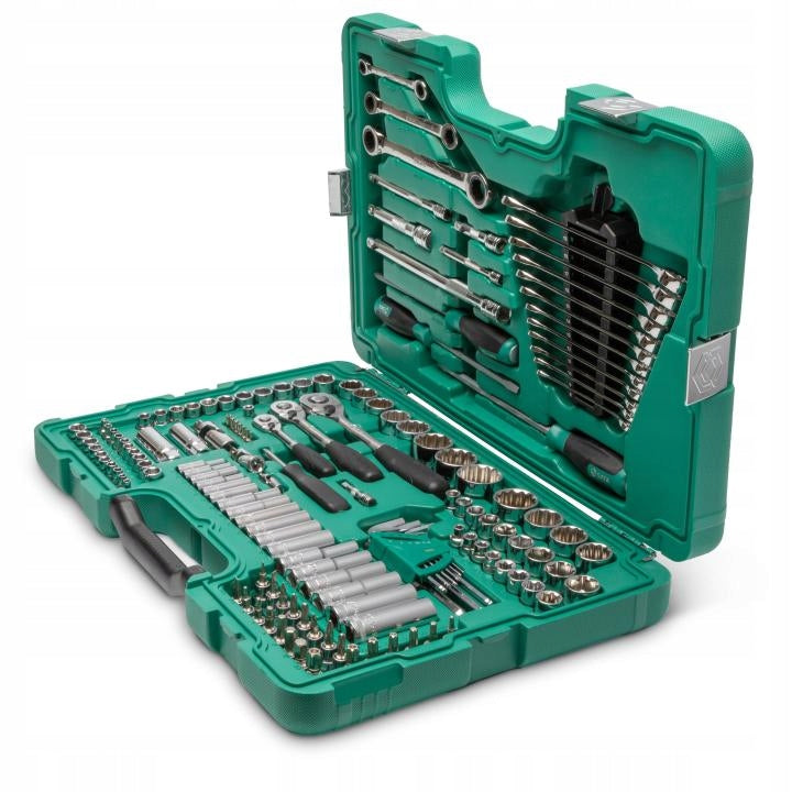 SATA 09510 Socket wrench set 150 pieces 1/4 3/8 1/2 Metric inch Product weight with unit packaging 13 kg