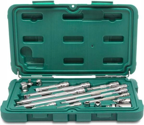 SATA Extension kit 1/4 3/8 accessories in box 16pcs ST09545G