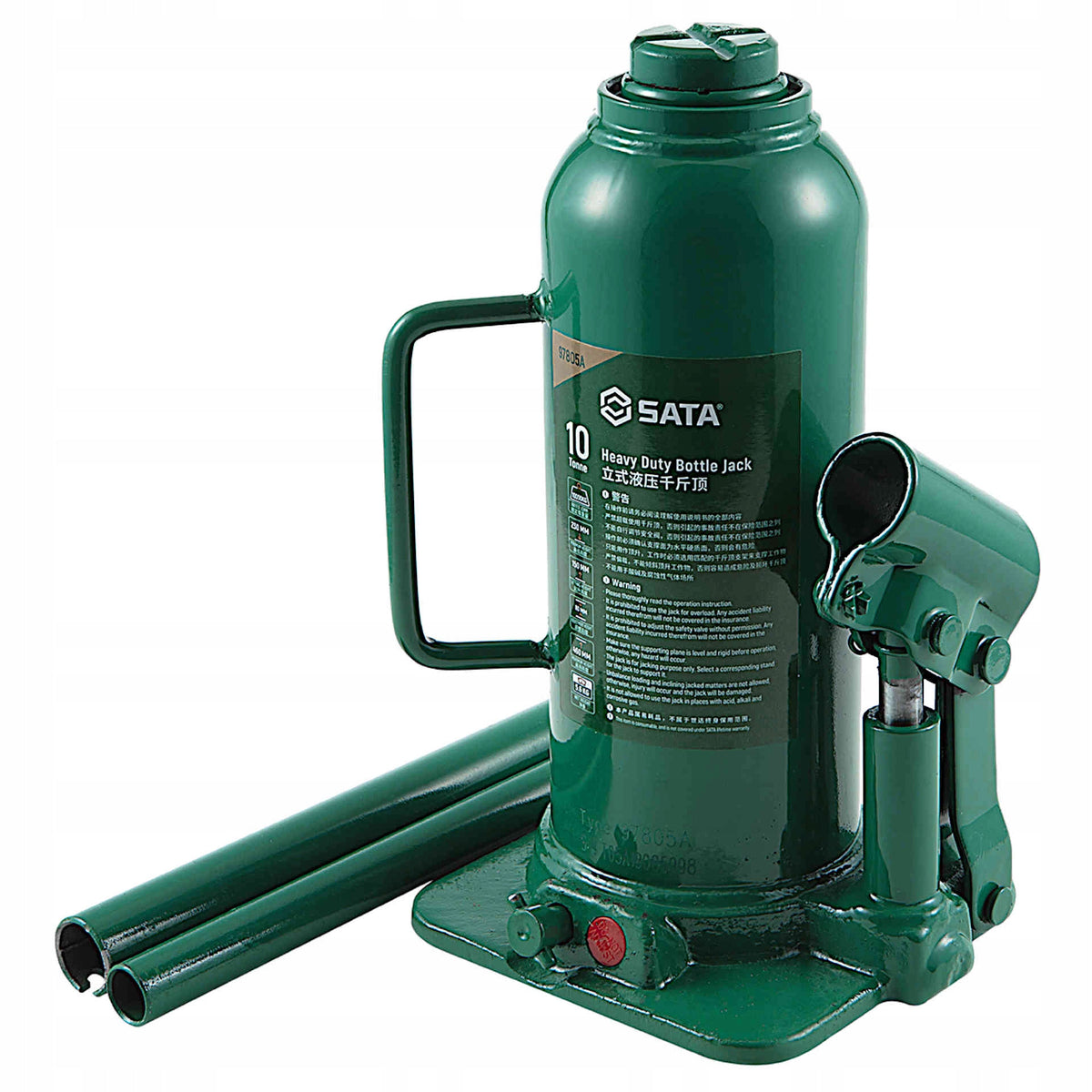 SATA Hydraulic Bottle Pole Lift 10T