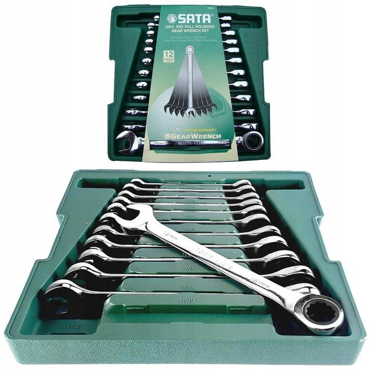 SATA RATCHETING FLAT EYE WRENCHES 09040