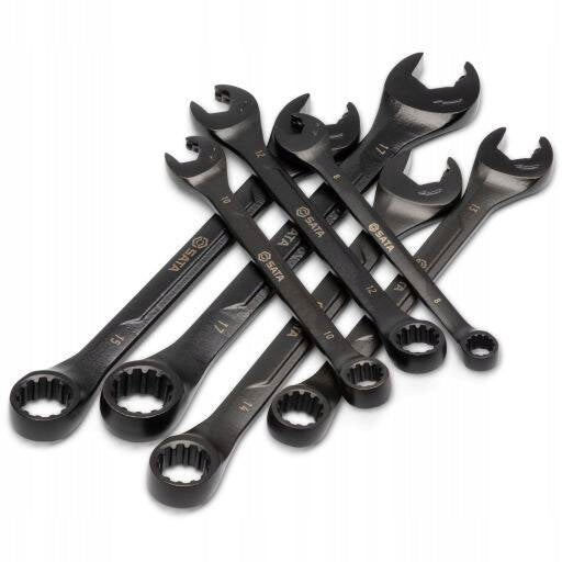 SATA Set of 7 ratcheting wrenches 8-17mm CRV ST47530 Manufacturer code ST47530