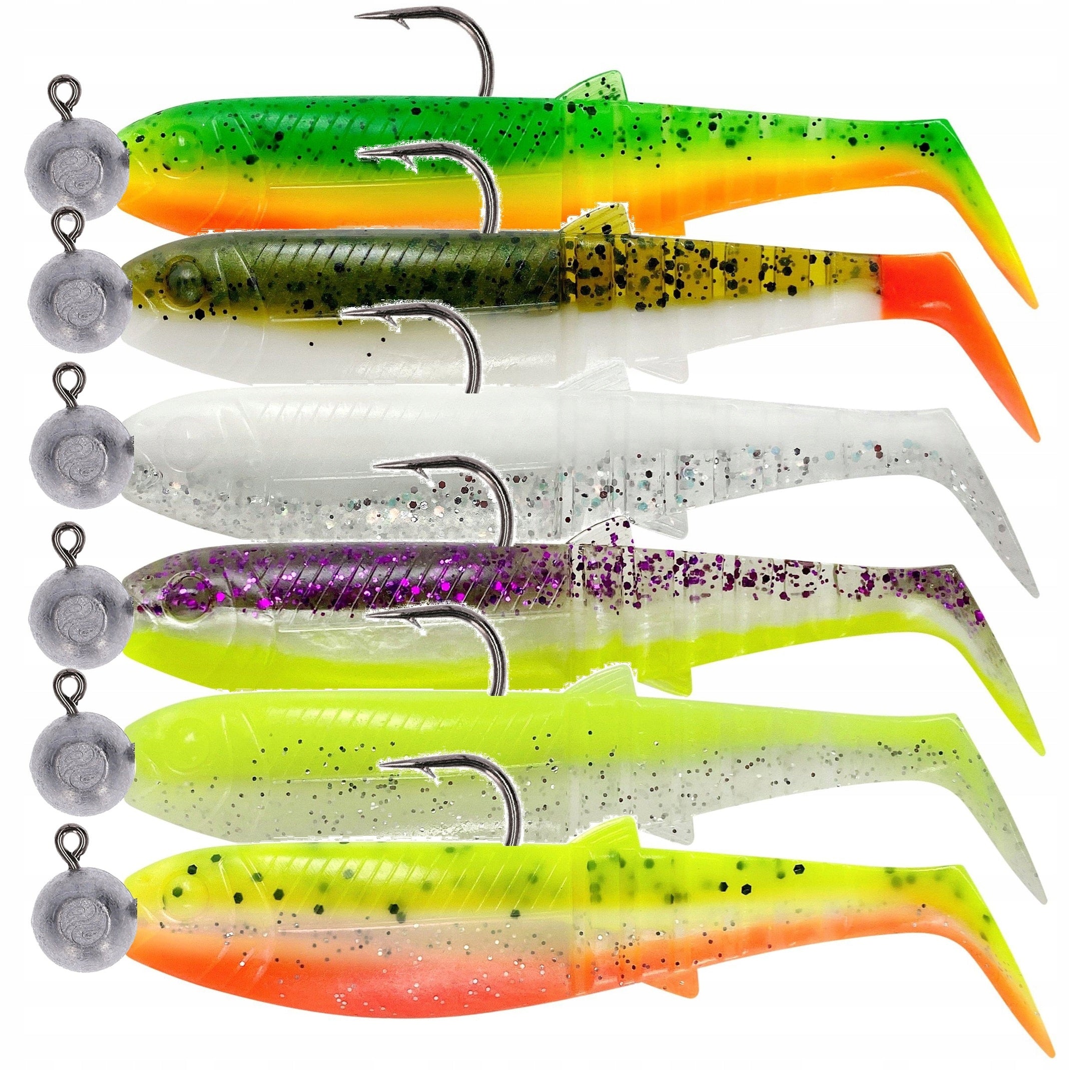SAVAGE GEAR Cannibal 10 cm Armed rubber for pike zander 6 pcs