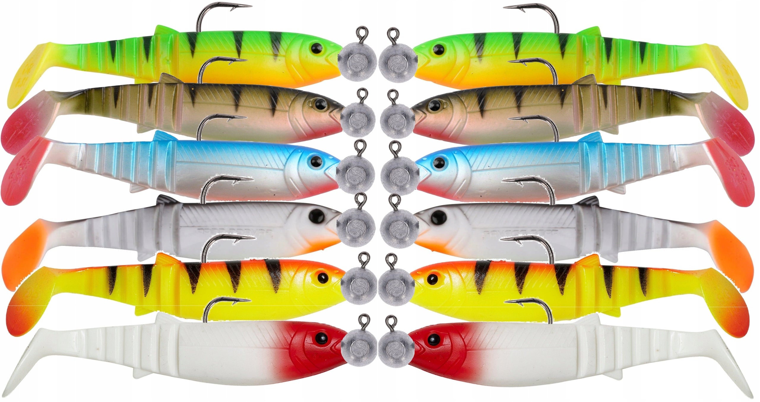 SAVAGE GEAR Cannibal 8 cm Armed rubber for pike zander perch 12pcs Packaging status original