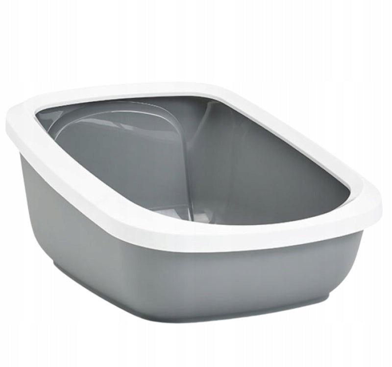 SAVIC ASEO JUMBO Cuvette with frame large high toilet cat open grey 67,5