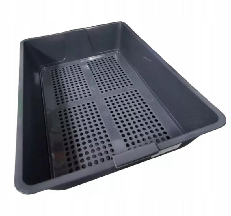SAVIC Cuvette with sieve for sifting rabbit cat litter open grey 42cm Brand Savic