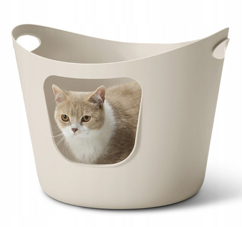 SAVIC Flex a Loo Cuvette cat toilet open beige cream 48,5 cm