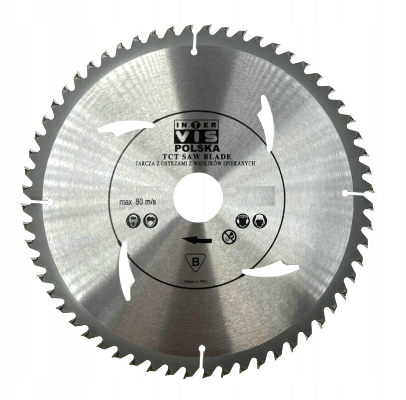 SAW BLADE FOR WOOD SAW 185 x 20 mm 60T Brand Inter-Vis