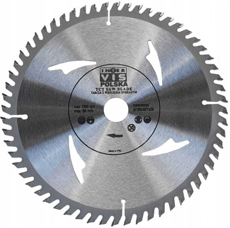 SAW BLADE FOR WOOD SAW 185 x 20 mm 60T