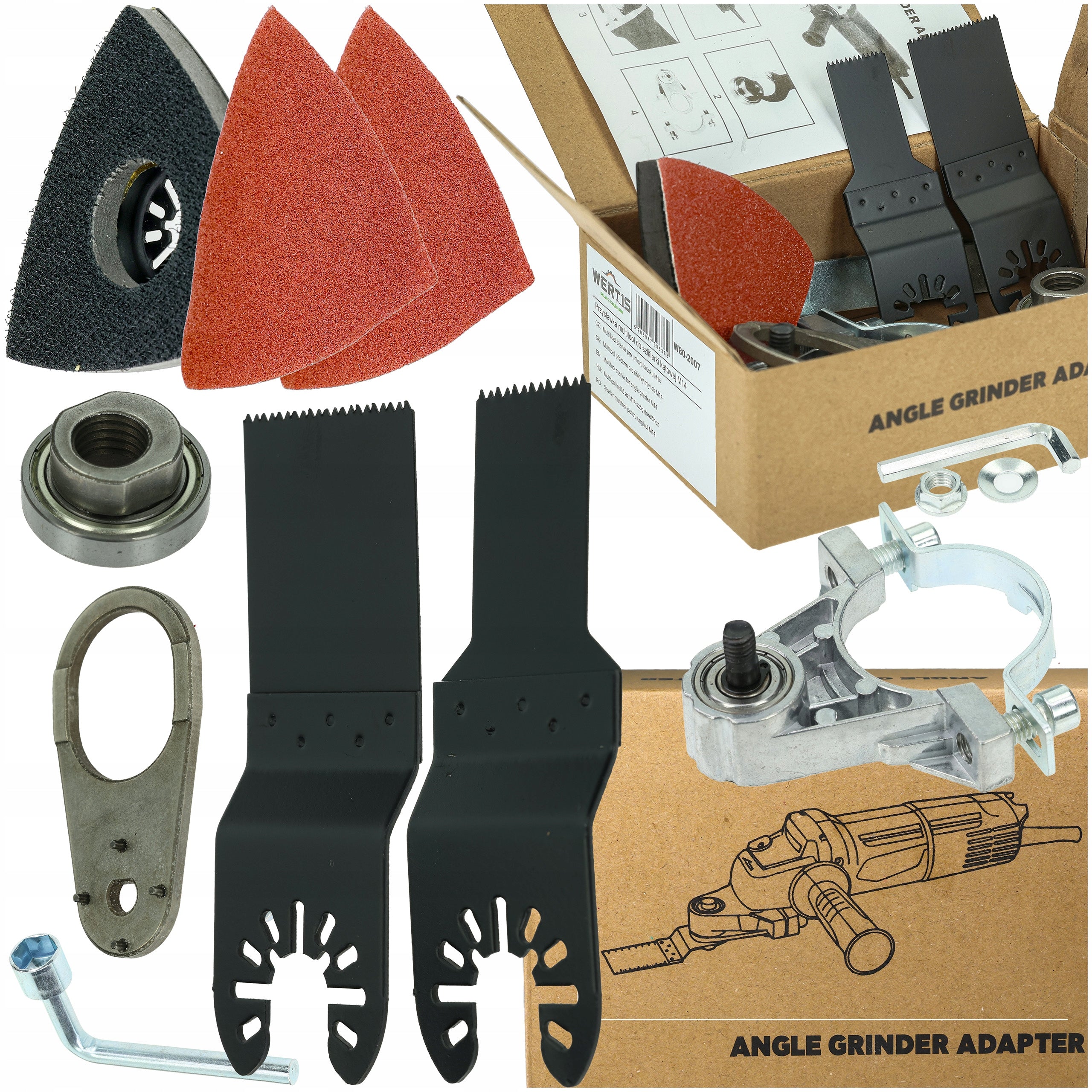 SAW BLADE MULTITOOL ADAPTER FOR ANGLE GRINDER MULTI TOOL Packaging status original