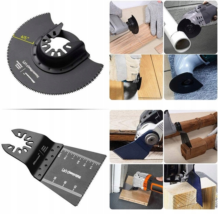 SAW BLADES FOR MULTIFUNCTION TOOL WOOD METAL PLASTIC 30 PIECES Purpose wood PVC drywall chipboard synthetic materials