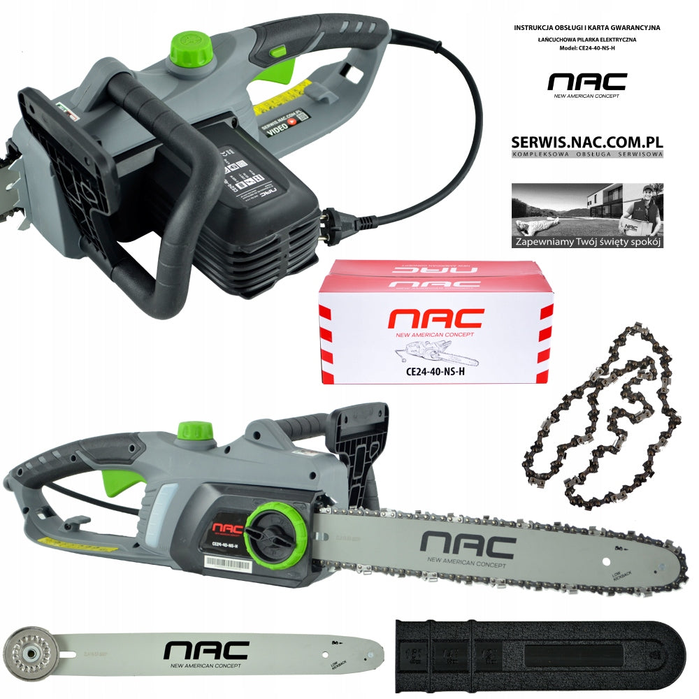 SAW ELECTRIC SAW NAC 2400 IN GUIDE 40 CM TENSION SYSTEM SDS
