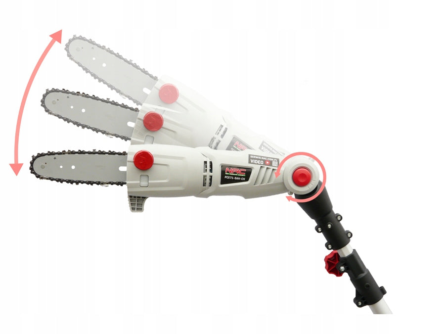 SAW ON BOOM 710 IN HEAD ADJUSTMENT AND LENGTH FROM 184 TO 247 CM Power supply mains