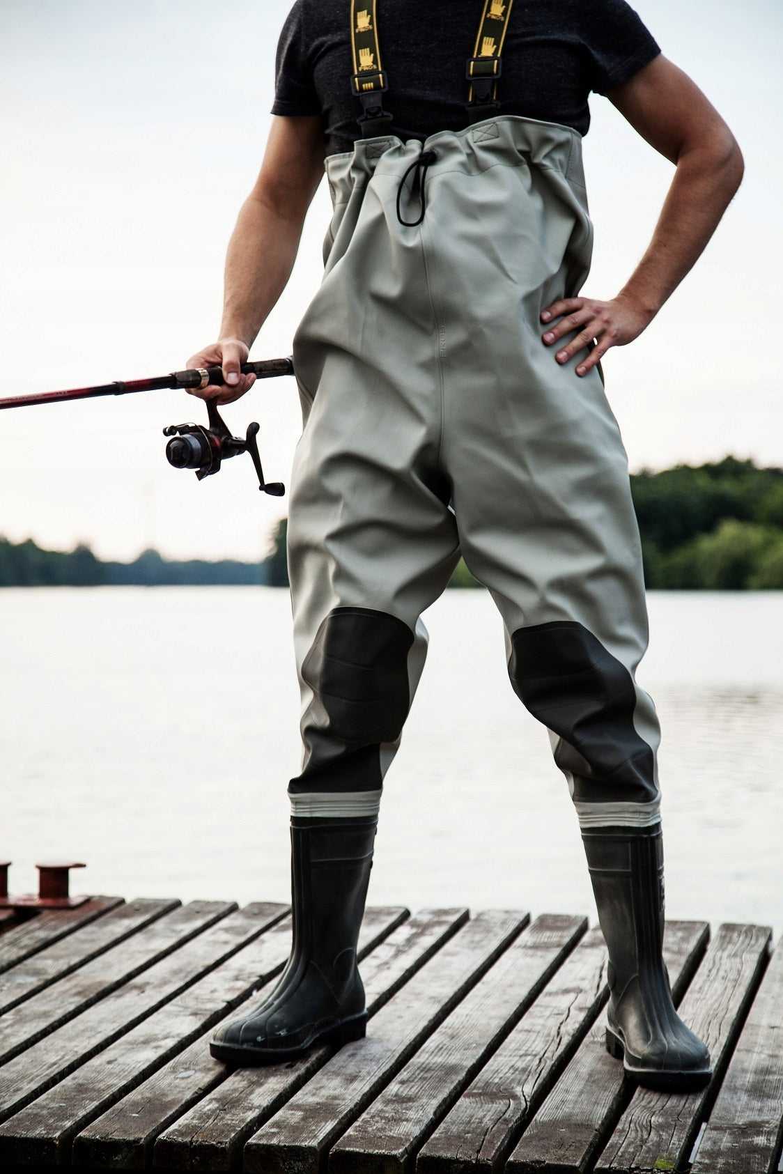SBP Bottoms Fishing Waterers STRONG Pros Reinforced Polish Harness r.43 Dominant material other