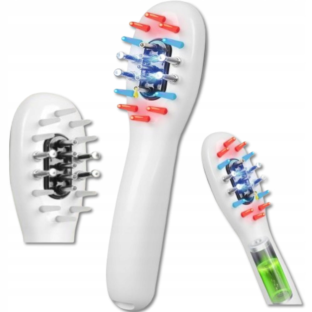 SCALP MASSAGER EMS ELECTRIC BRUSH REGENERATING PHOTOTHERAPY