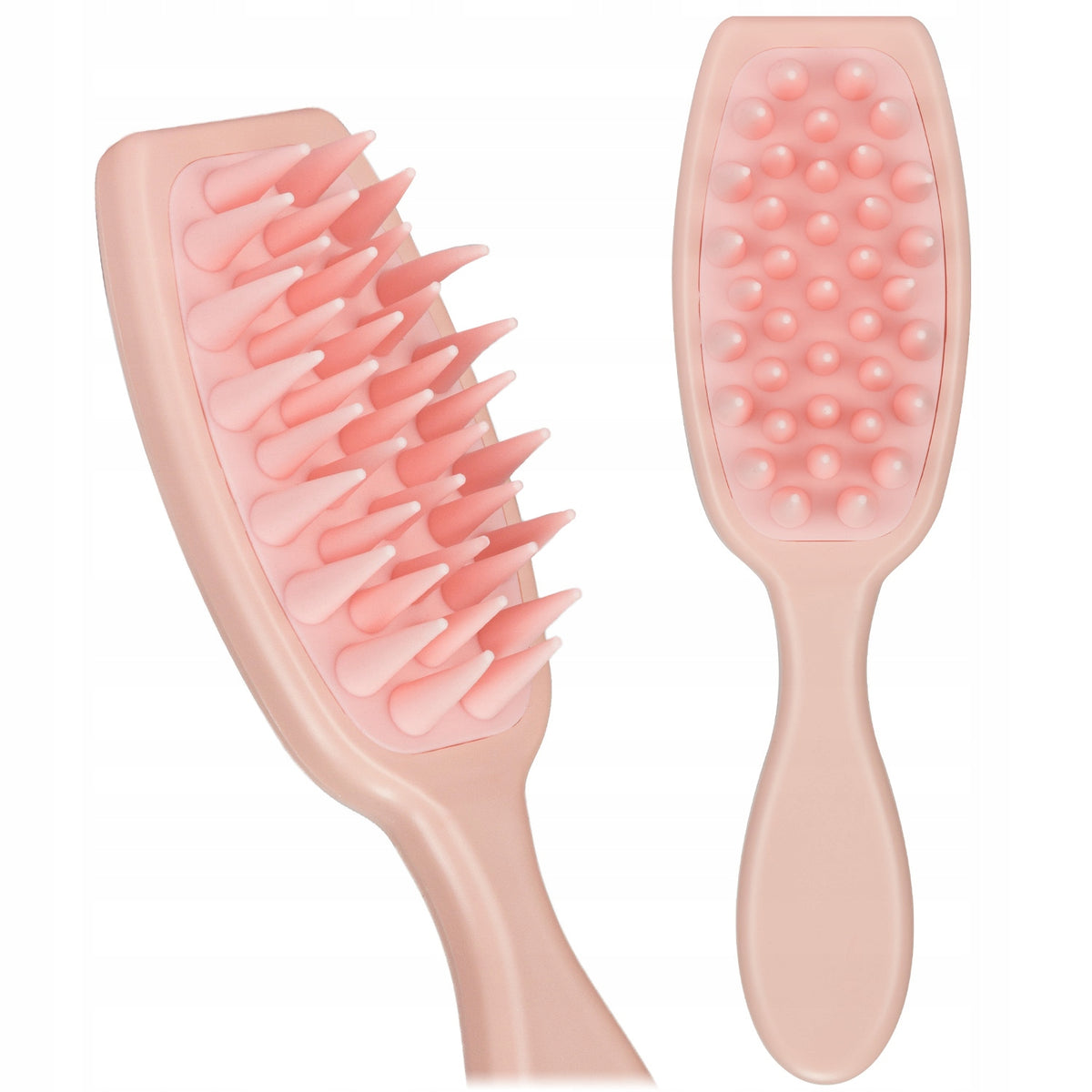 SCALP MASSAGER HAIR WASH BRUSH LIGHT PINK