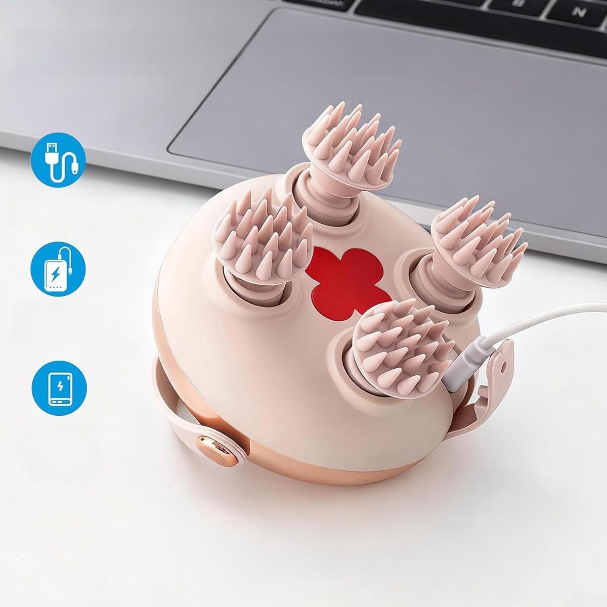 SCALP MASSAGER SCALP MASSAGE BRUSH RELAXATION COMPACT MANUAL Medical device no