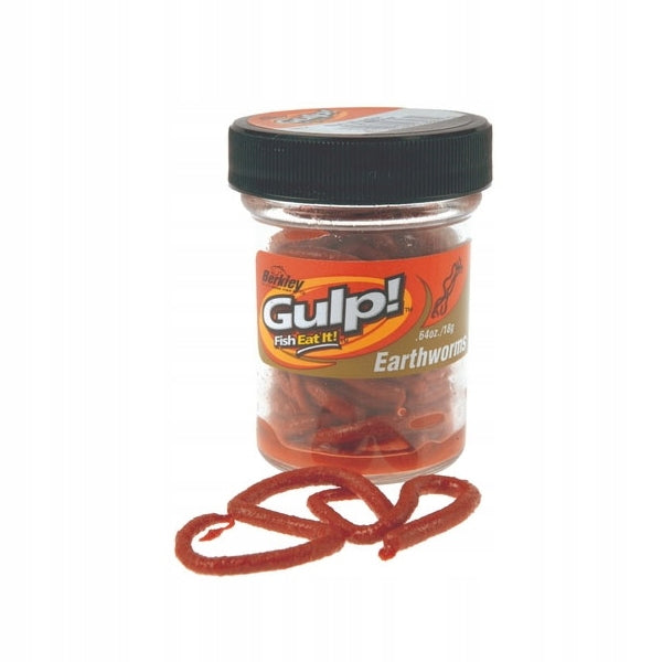 SCENT TASTE OF THE VICTIM Berkley Gulp! Earthworms red worm 10cm