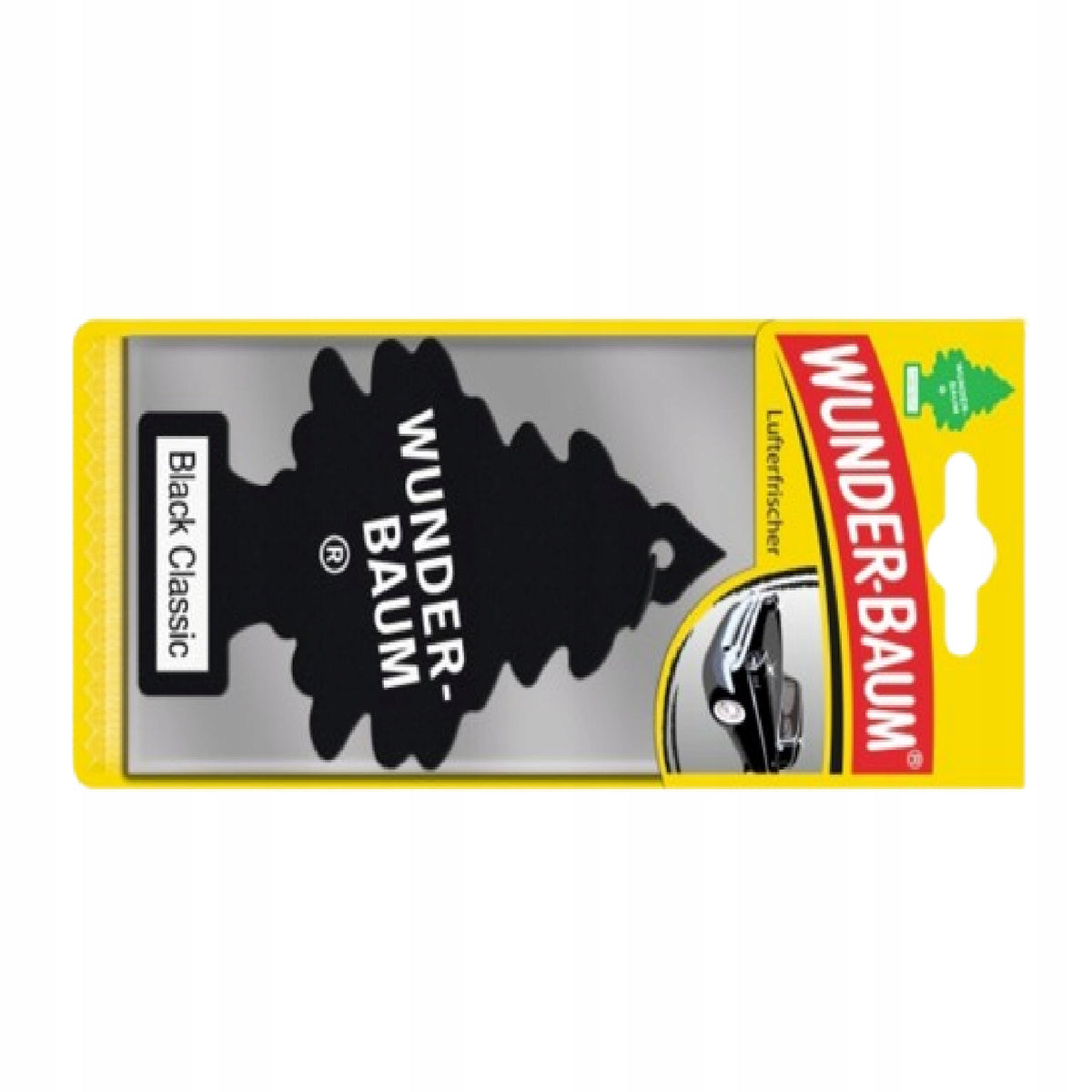 SCENTED CHRISTMAS TREE WUNDER BAUM FOR CAR PENDANTBLACK CLASSIC
