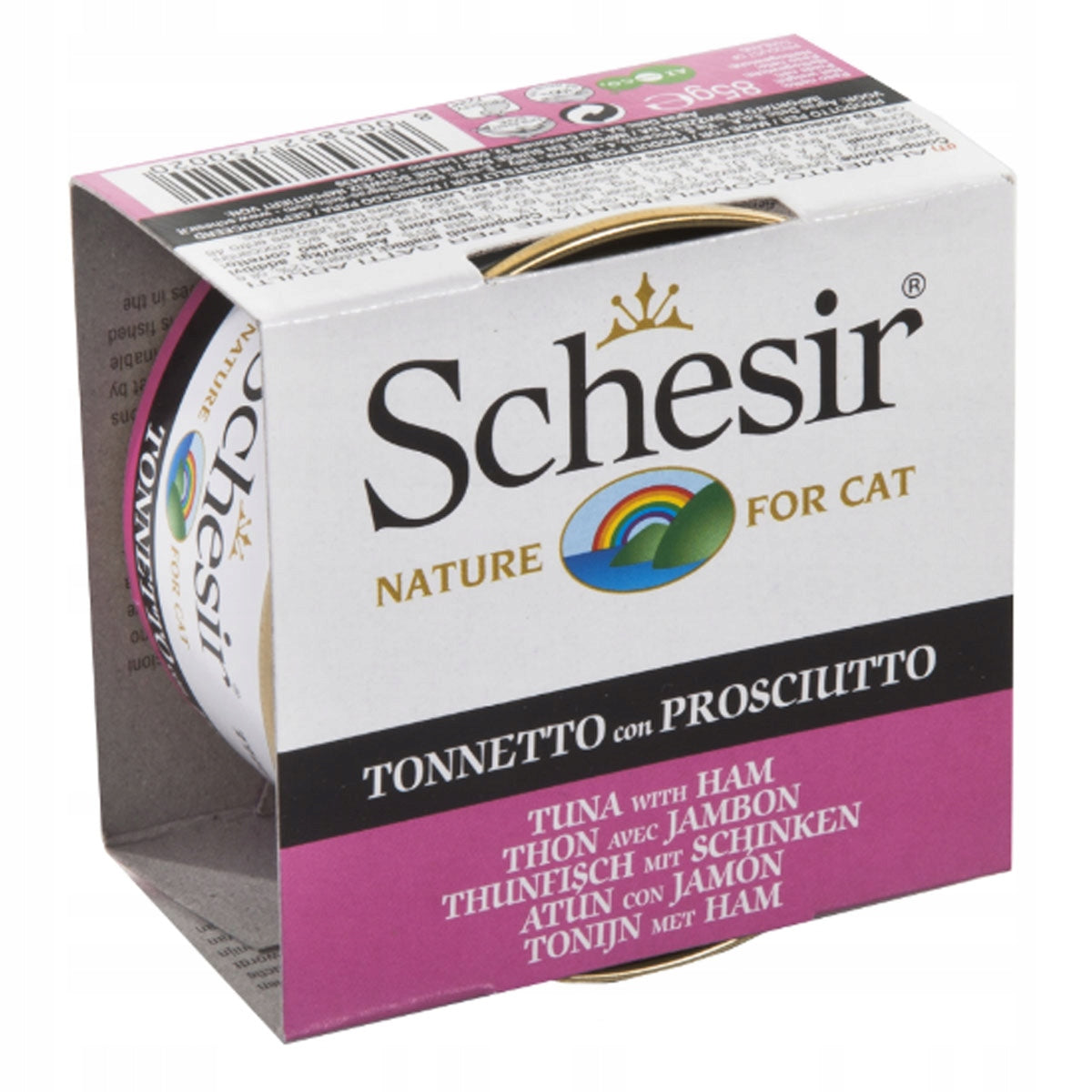 SCHESIR for Adult cats in Jelly Tuna with Ham 85g 0020
