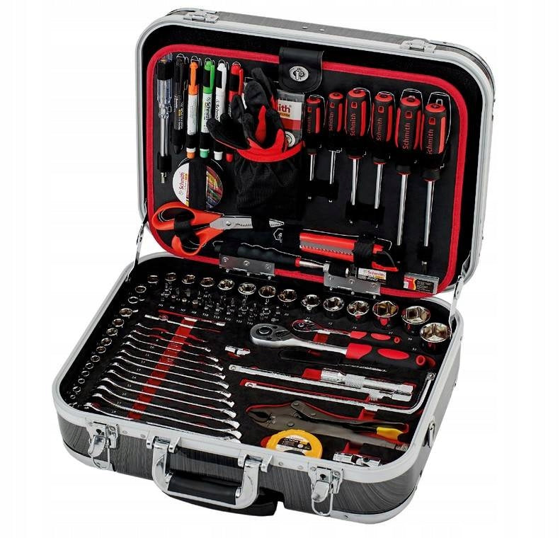 SCHMITH SUITCASE WITH TOOLS 252 ELEMENTS SET OF KEYS