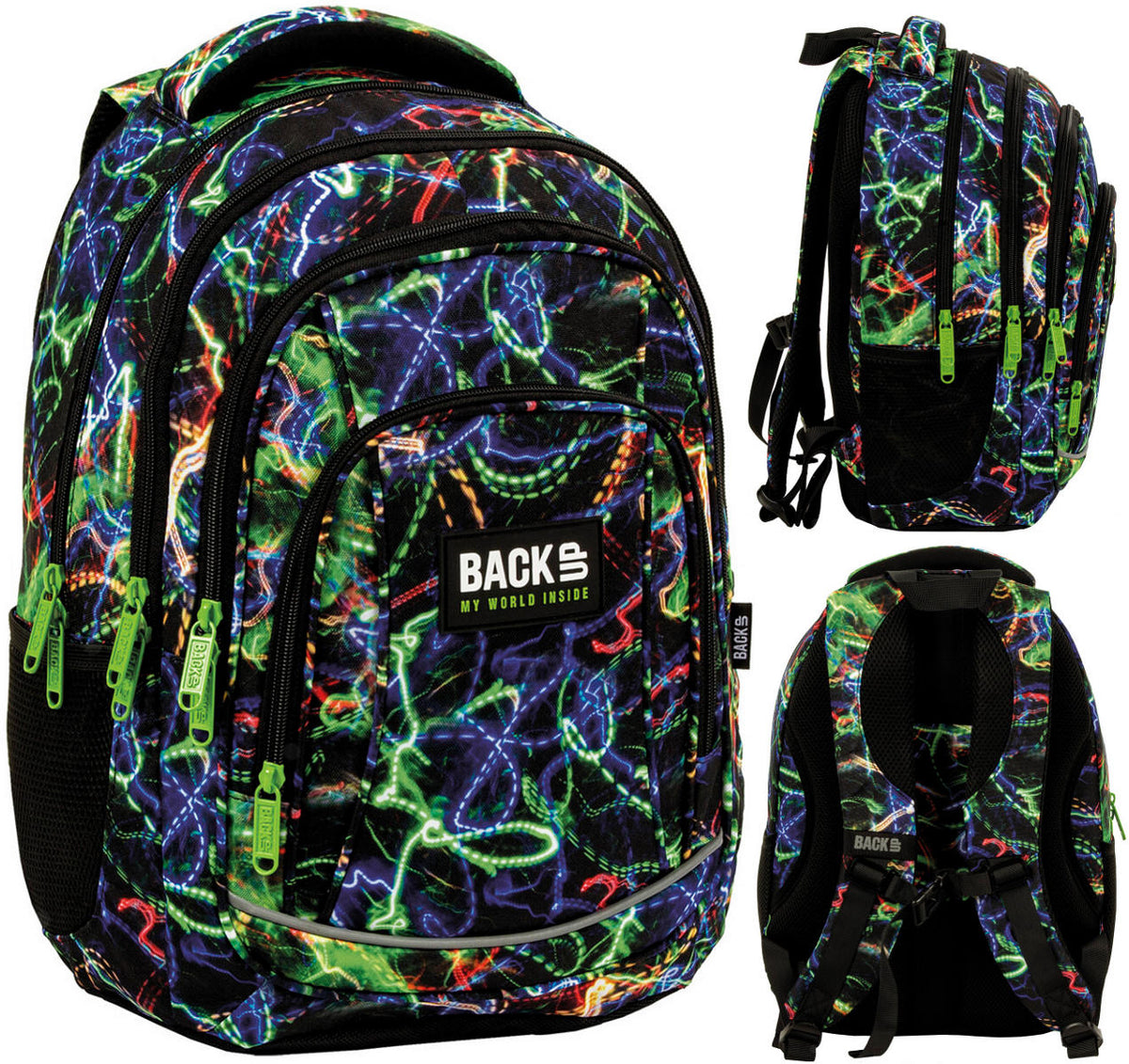 SCHOOL BACKPACK 26L LIGHTS A54 BACKUP LIGHT