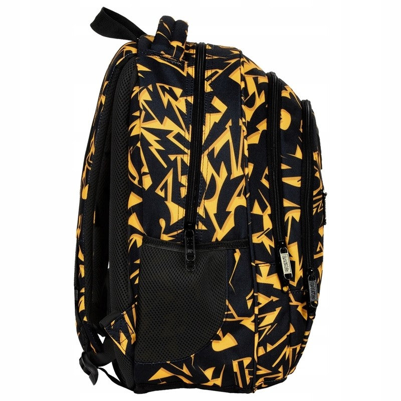 SCHOOL BACKPACK 3-KOM. 26L BACKUP BLACK-YELLOW NEON Brand Back Up